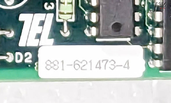 36443 TOKYO ELECTRON PCB, GAS I/F BD 808-621510-1 W/ 881-621473-4